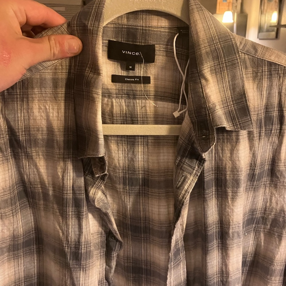 Vince button up shirt